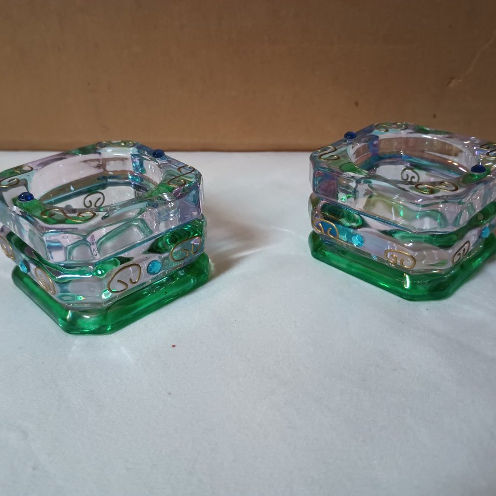 Partylite Mardi Gras Tealight Holders
